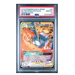 Moltres & Zapdos & Articuno GX Tag Team Hidden Fates #44 PSA 10 - Poke-Collect