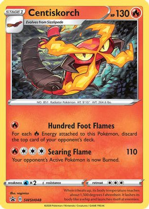 Centiskorch - SWSH048 SWSH048/307 - SWSH Sword & Shield Promo Cards Holofoil - Poke-Collect
