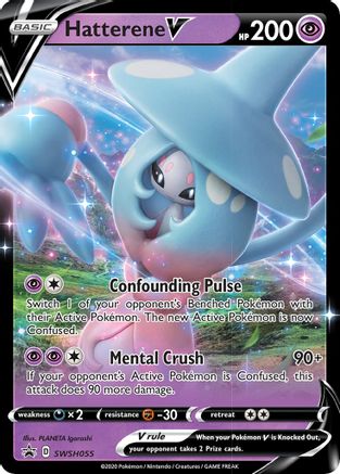Hatterene V - SWSH055 SWSH055/307 - SWSH Sword & Shield Promo Cards Holofoil - Poke-Collect
