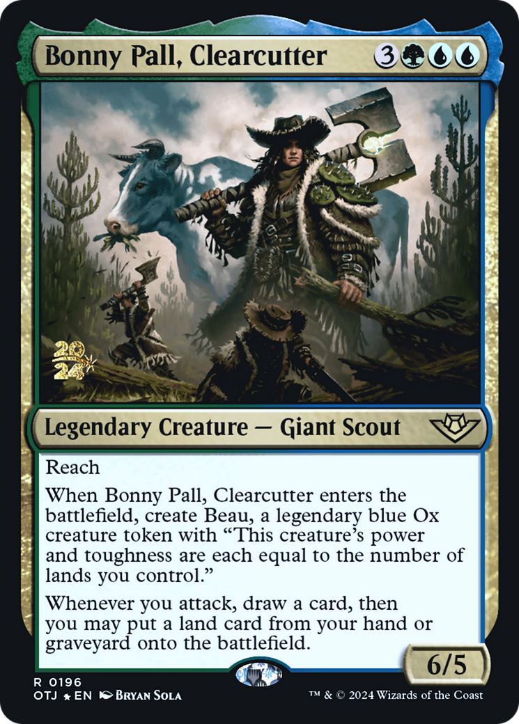 Bonny Pall, Clearcutter (PRE-196) - Outlaws of Thunder Junction Promos Foil - Poke-Collect