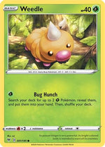 Weedle 1/185 - Vivid Voltage Reverse Holofoil - Poke-Collect