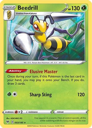 Beedrill 3/185 - SWSH04 Vivid Voltage - Poke-Collect
