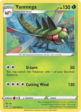 Yanmega 7/185 - Vivid Voltage - Poke-Collect