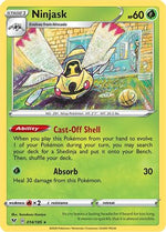 Ninjask 14/185 - SWSH04 Vivid Voltage Reverse Holofoil - Poke-Collect