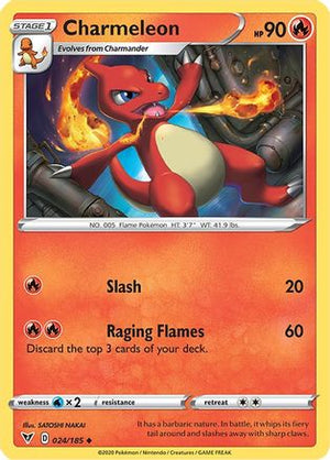 Charmeleon 24/185 - SWSH04 Vivid Voltage - Poke-Collect
