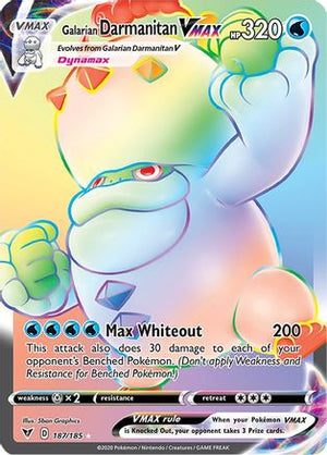 Galarian Darmanitan VMAX (Secret) 187/185 - SWSH04 Vivid Voltage Holofoil - Poke-Collect
