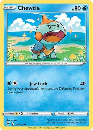 Chewtle 38/185 - SWSH04 Vivid Voltage Reverse Holofoil - Poke-Collect