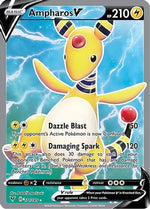 Ampharos V (Full Art) 171/185 - SWSH04 Vivid Voltage Holofoil - Poke-Collect
