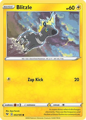 Blitzle 53/185 - SWSH04 Vivid Voltage Reverse Holofoil - Poke-Collect