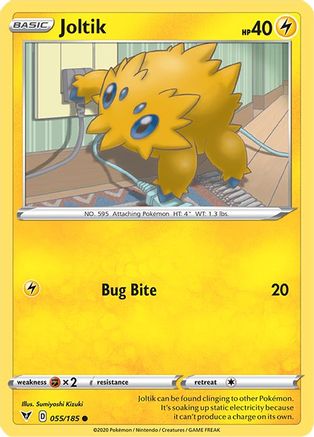 Joltik 55/185 - SWSH04 Vivid Voltage Reverse Holofoil - Poke-Collect