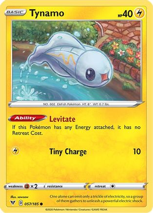 Tynamo 57/185 - Vivid Voltage Reverse Holofoil - Poke-Collect