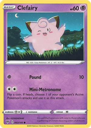 Clefairy 63/185 - SWSH04 Vivid Voltage - Poke-Collect