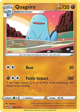 Quagsire 84/185 - SWSH04 Vivid Voltage - Poke-Collect