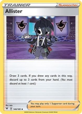 Allister 146/185 - SWSH04 Vivid Voltage Reverse Holofoil - Poke-Collect