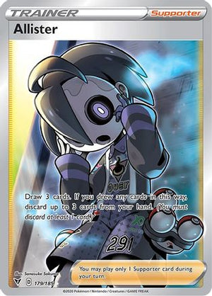 Allister (Full Art) 179/185 - SWSH04 Vivid Voltage Holofoil - Poke-Collect