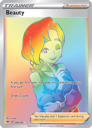 Beauty (Secret) 194/185 - SWSH04 Vivid Voltage Holofoil - Poke-Collect