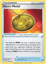 Hero's Medal 152/185 - SWSH04 Vivid Voltage Reverse Holofoil - Poke-Collect