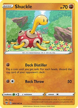 Shuckle 85/185 - SWSH04 Vivid Voltage Reverse Holofoil - Poke-Collect