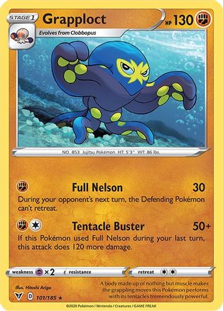 Grapploct 101/185 - SWSH04 Vivid Voltage - Poke-Collect