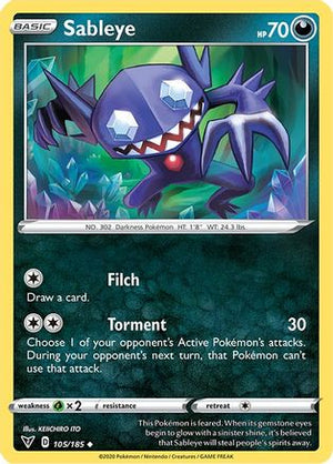 Sableye 105/185 - SWSH04 Vivid Voltage - Poke-Collect