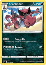 Krookodile 109/185 - SWSH04 Vivid Voltage Reverse Holofoil - Poke-Collect