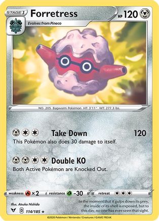 Forretress 114/185 - SWSH04 Vivid Voltage - Poke-Collect