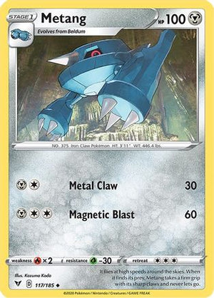 Metang 117/185 - SWSH04 Vivid Voltage - Poke-Collect
