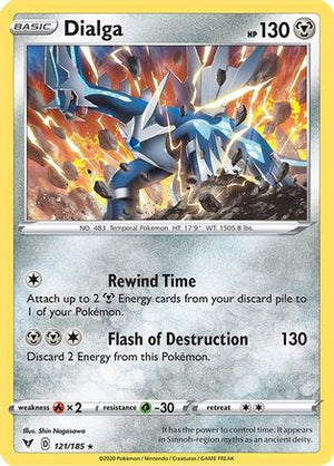 Dialga 121/185 - SWSH04 Vivid Voltage Reverse Holofoil - Poke-Collect