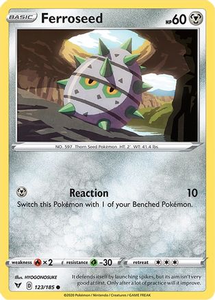 Ferroseed 123/185 - SWSH04 Vivid Voltage - Poke-Collect