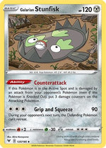 Galarian Stunfisk 125/185 - SWSH04 Vivid Voltage Reverse Holofoil - Poke-Collect