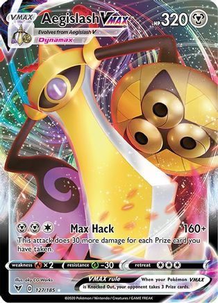 Aegislash VMAX 127/185 - SWSH04 Vivid Voltage Holofoil - Poke-Collect