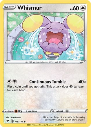 Whismur 135/185 - Vivid Voltage - Poke-Collect
