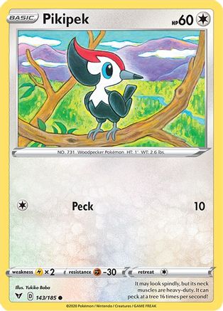 Pikipek 143/185 - SWSH04 Vivid Voltage - Poke-Collect