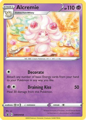 Alcremie - SWSH058 SWSH058/307 - SWSH Sword & Shield Promo Cards Holofoil - Poke-Collect