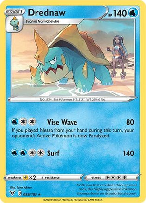 Drednaw - 39/185 (Cracked Ice Holo) 39 - Deck Exclusives Holofoil - Poke-Collect