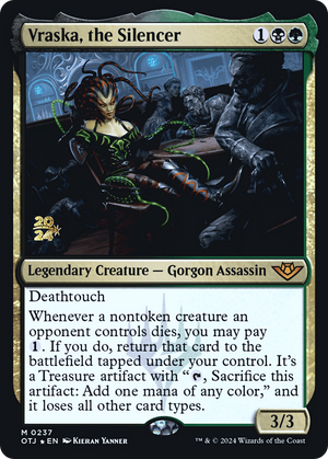 Vraska, the Silencer (PRE-237) - Outlaws of Thunder Junction Promos Foil - Poke-Collect