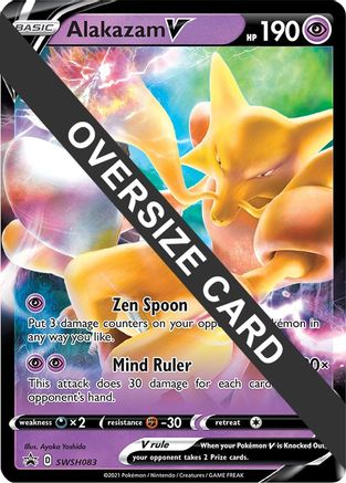 Alakazam V - SWSH083 SWSH083 - Jumbo Cards Holofoil - Poke-Collect