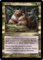 Kudo, King Among Bears (Retro Frame) (MH3-432) - Modern Horizons 3 - Poke-Collect