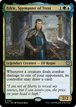 Edric, Spymaster of Trest (OTC-221) - Outlaws of Thunder Junction Commander - Poke-Collect