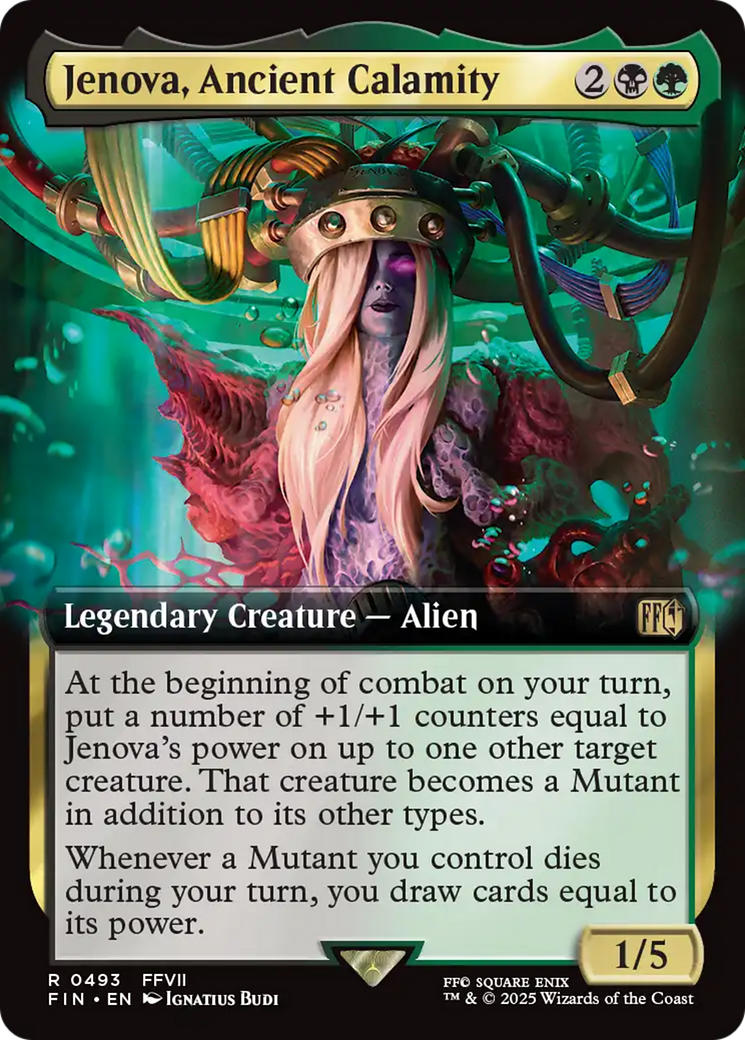 Jenova, Ancient Calamity (FIN-493) - FINAL FANTASY: (Extended Art) Foil - Poke-Collect