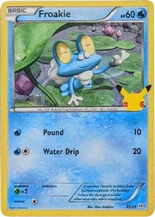 Froakie - 22/25 22/25 - McDonalds 25th Anniversary Promos Holofoil - Poke-Collect