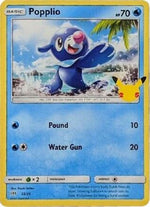 Popplio - 23/25 23/25 - McDonalds 25th Anniversary Promos Holofoil - Poke-Collect