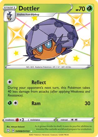 Dottler SV008/122 - Shining Fates Shiny Vault Holofoil - Poke-Collect