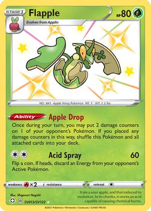 Flapple SV013/122 - Shining Fates Shiny Vault Holofoil - Poke-Collect