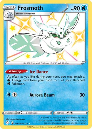 Frosmoth SV034/122 - Shining Fates Shiny Vault Holofoil - Poke-Collect