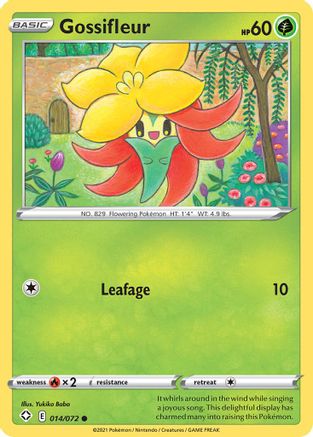 Gossifleur 14/72 - Shining Fates Reverse Holofoil - Poke-Collect