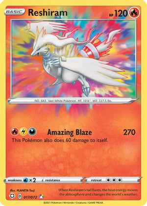 Reshiram 17/72 - Shining Fates Holofoil - Poke-Collect