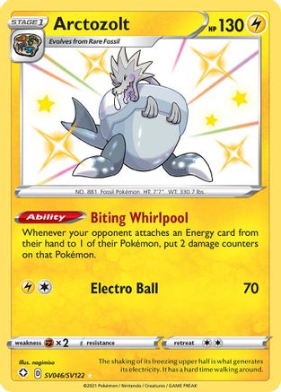 Arctozolt SV046/122 - Shining Fates Shiny Vault Holofoil - Poke-Collect