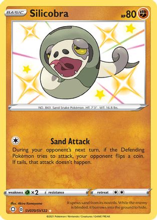 Silicobra SV070/122 - Shining Fates Shiny Vault Holofoil - Poke-Collect