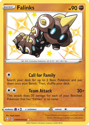 Falinks SV074/122 - Shining Fates Shiny Vault Holofoil - Poke-Collect
